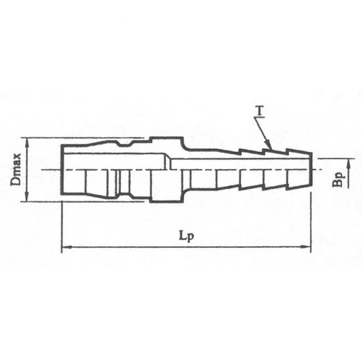 картинка Штуцер Kawasaki 23-DPH — Kawasaki-shop.ru