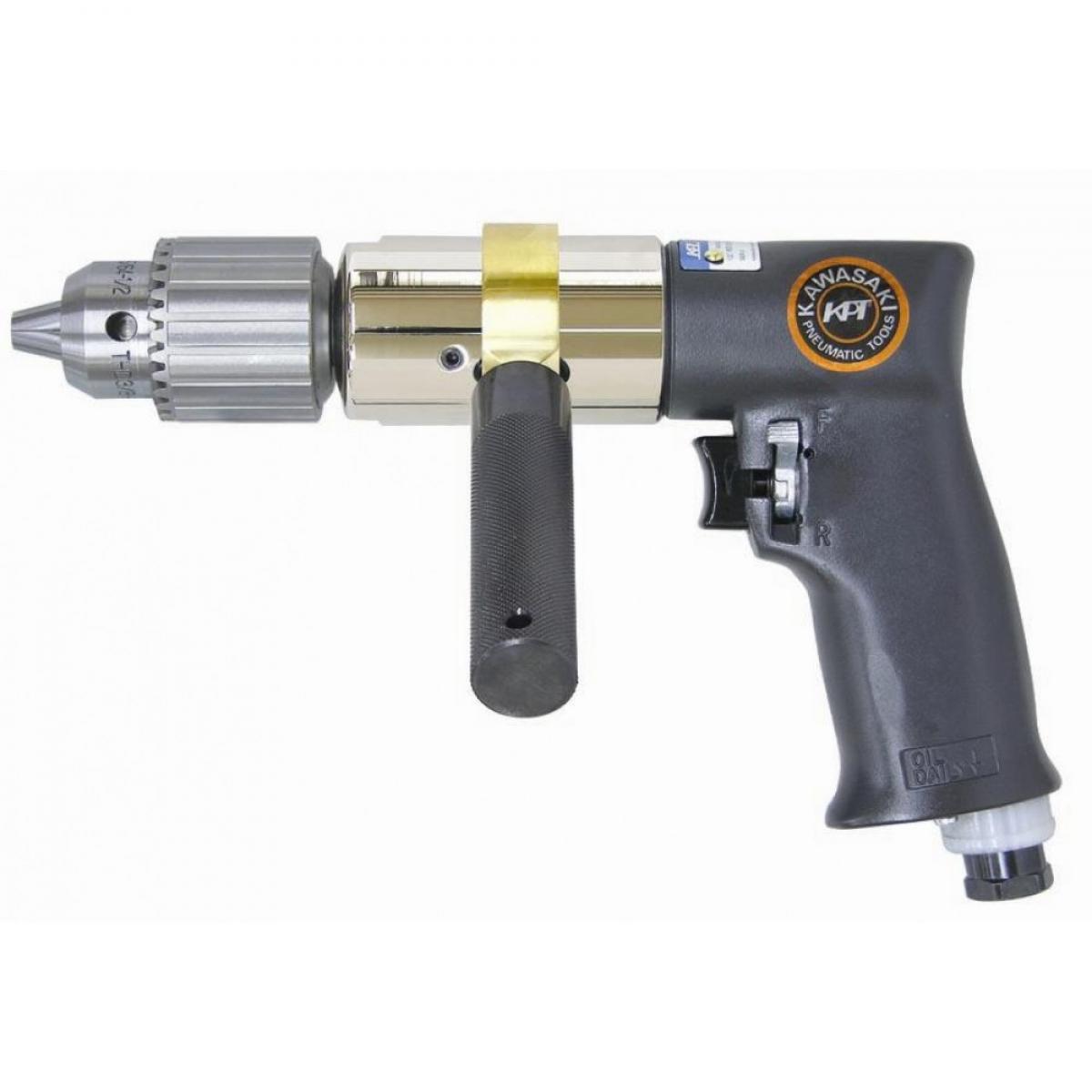 картинка Дрель пневматическая KAWASAKI KPT-71 1/2" (13мм) + КНВ-13 Патрон — Kawasaki-shop.ru KAWASAKI (Япония) поставки промышленного пневмоинструмента в России картинка Дрель пневматическая KAWASAKI KPT-71 1/2" (13мм) + КНВ-13 Патрон — Kawasaki-shop.ru