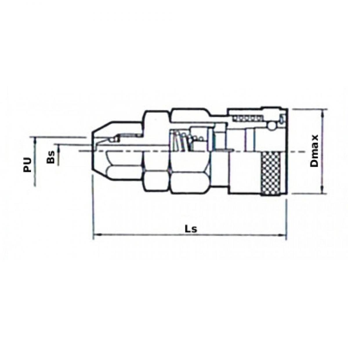 картинка Штуцер Sino-UK 40-SP — Kawasaki-shop.ru