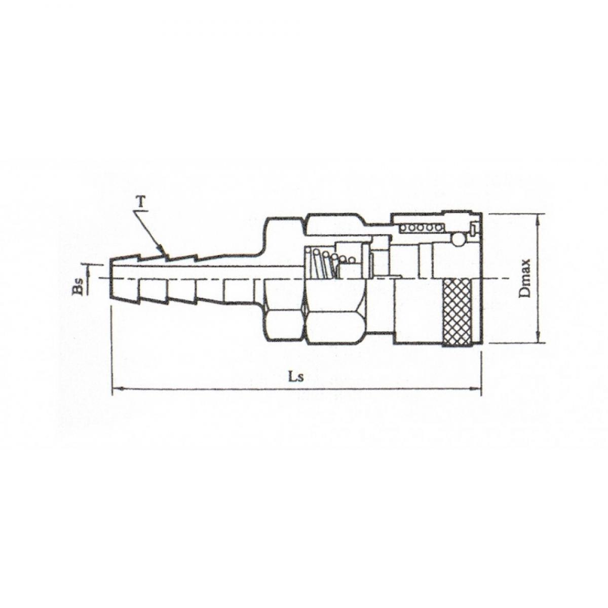 картинка Штуцер Kawasaki 24-DSH — Kawasaki-shop.ru