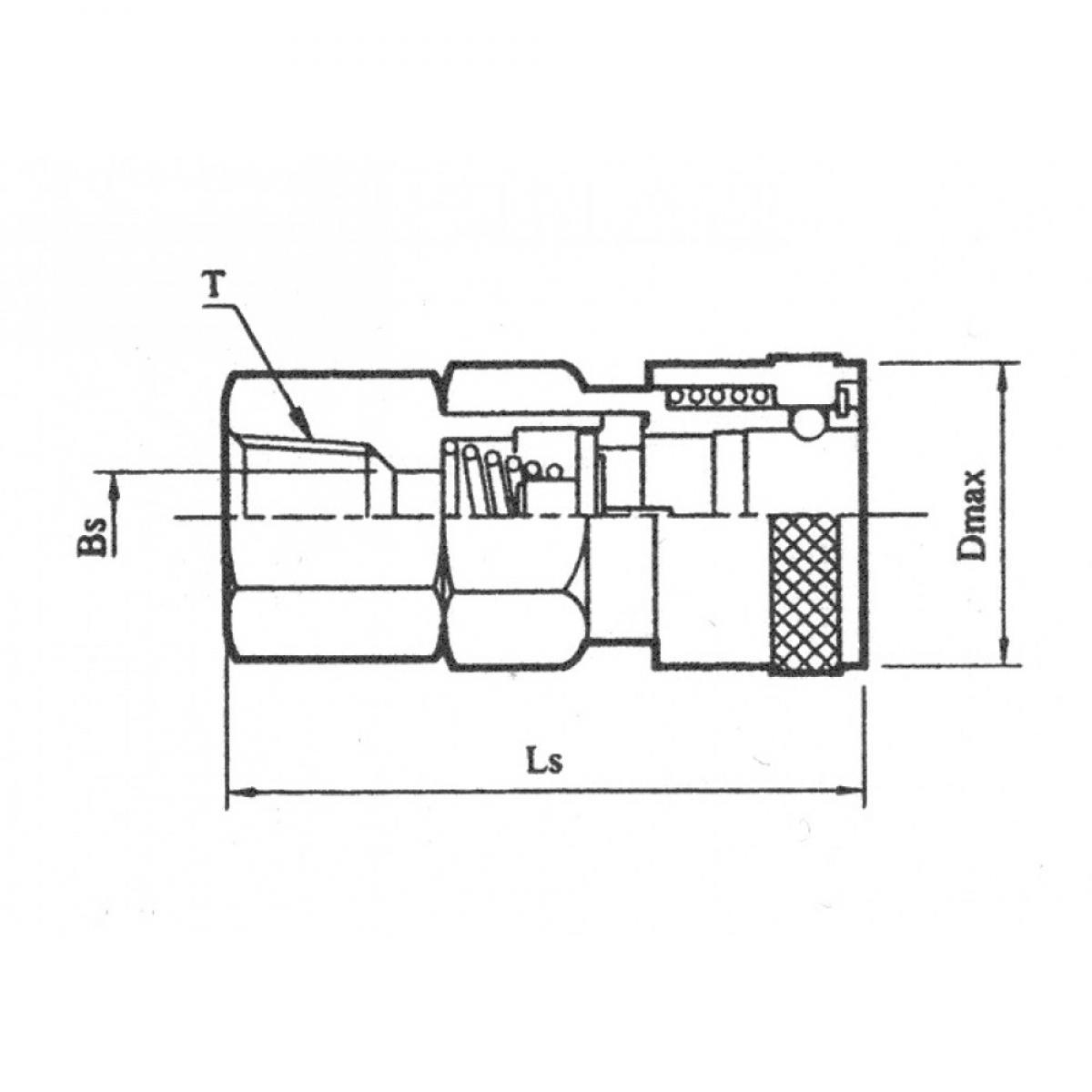 картинка Штуцер Kawasaki 48-DSF — Kawasaki-shop.ru